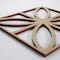 Ekena Millwork Small Swansea Decorative Fretwork Wood Wall Panels, Hickory, 11 3/8"W x 11 3/8"H x 3/8"T WALW12X12X0375SWNHI - alternate 4